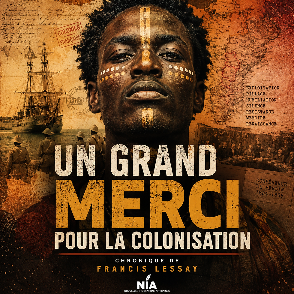 Un grand merci pour la colonisation.