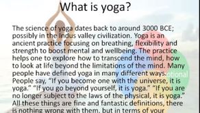 Healthy Mind and Yoga - Parental Engagement
