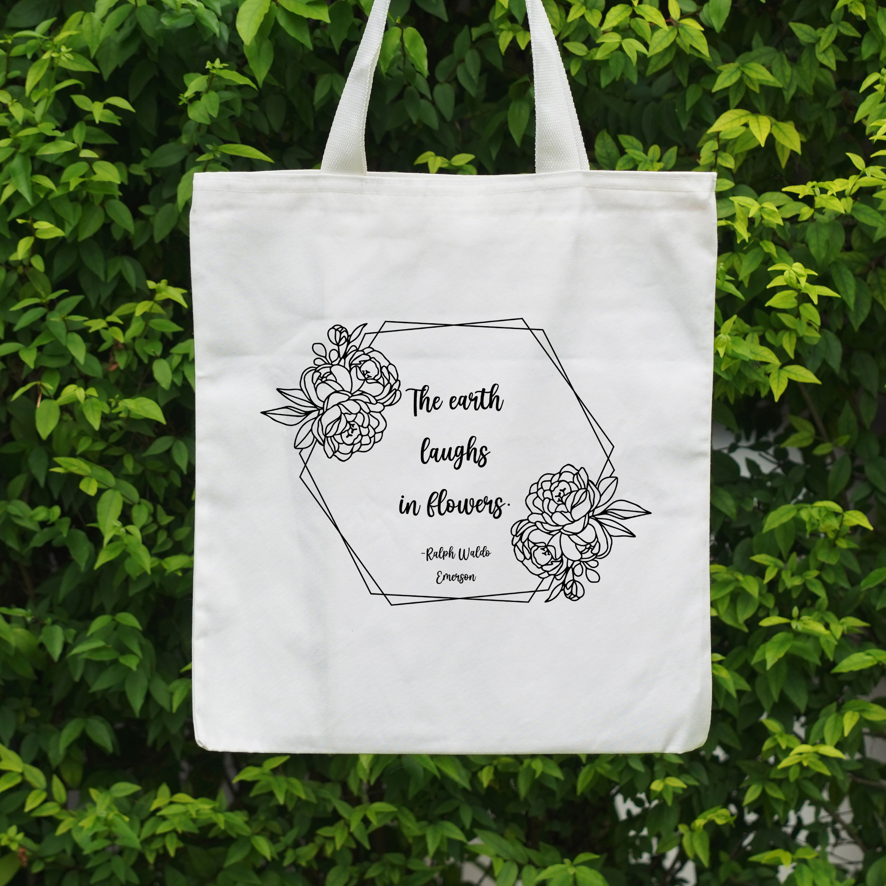 The Earth Laughs in Flowers Tote Bag