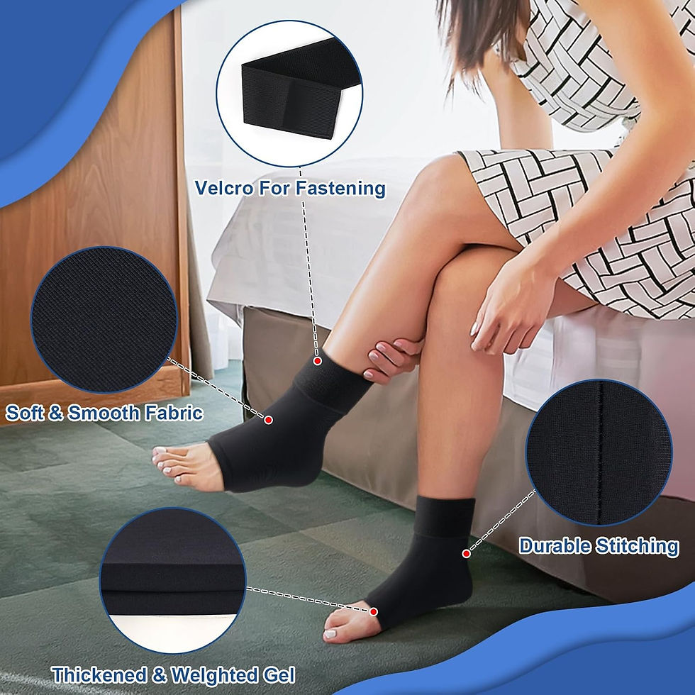 Thumbnail: Ankle Ice Pack Wrap, Hot/Cold Therapy Ice Wrap for Foot Pain Relief, Swelling