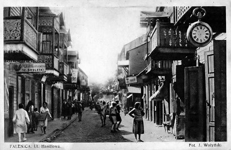 A postcard of pre-war Falenica