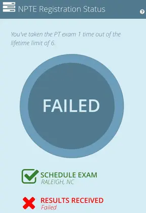 WHAT TO DO IF YOU FAIL THE NPTE