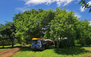 Camping at Buccaneers on the Beach