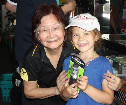 Lucky draw winner at Speedyquip