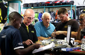 Staff help customers at Speedyquip