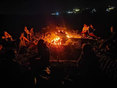 Camping at Buccaneers on the Beach