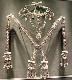 Replica of the necklace from the 1785 'Diamond Necklace Affair'