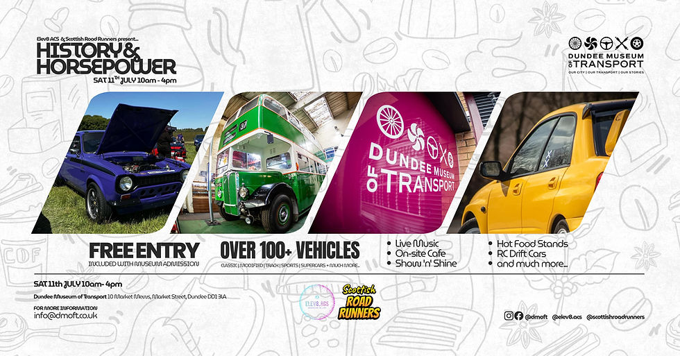 History & Horsepower with Scottish Road Runners and Elev8