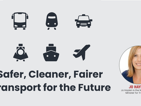 Safer, Cleaner, Fairer Transport for the Future