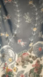 サムネイル： 紅型染シルクストール　琉金　＃42