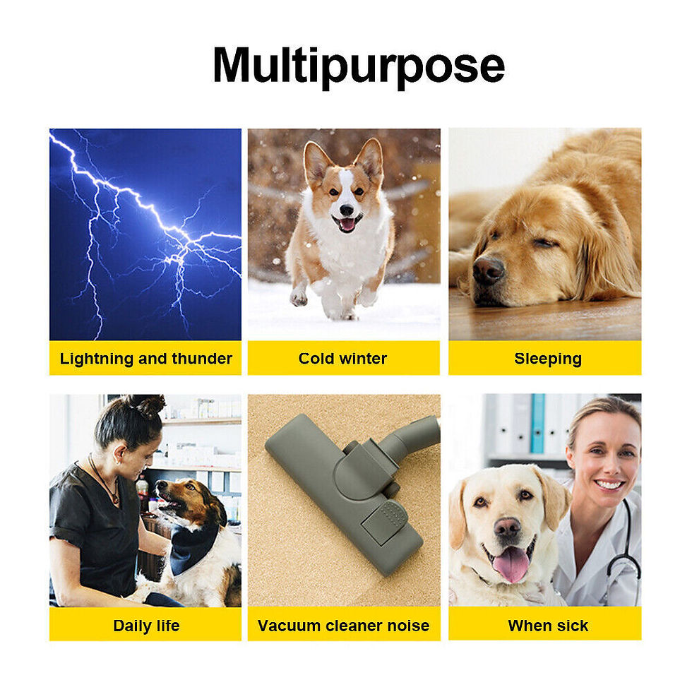 Thumbnail: Calming Dog Cat Hoodie Anxiety Relief Ear Warmer Grooming Tool Head Sleeve