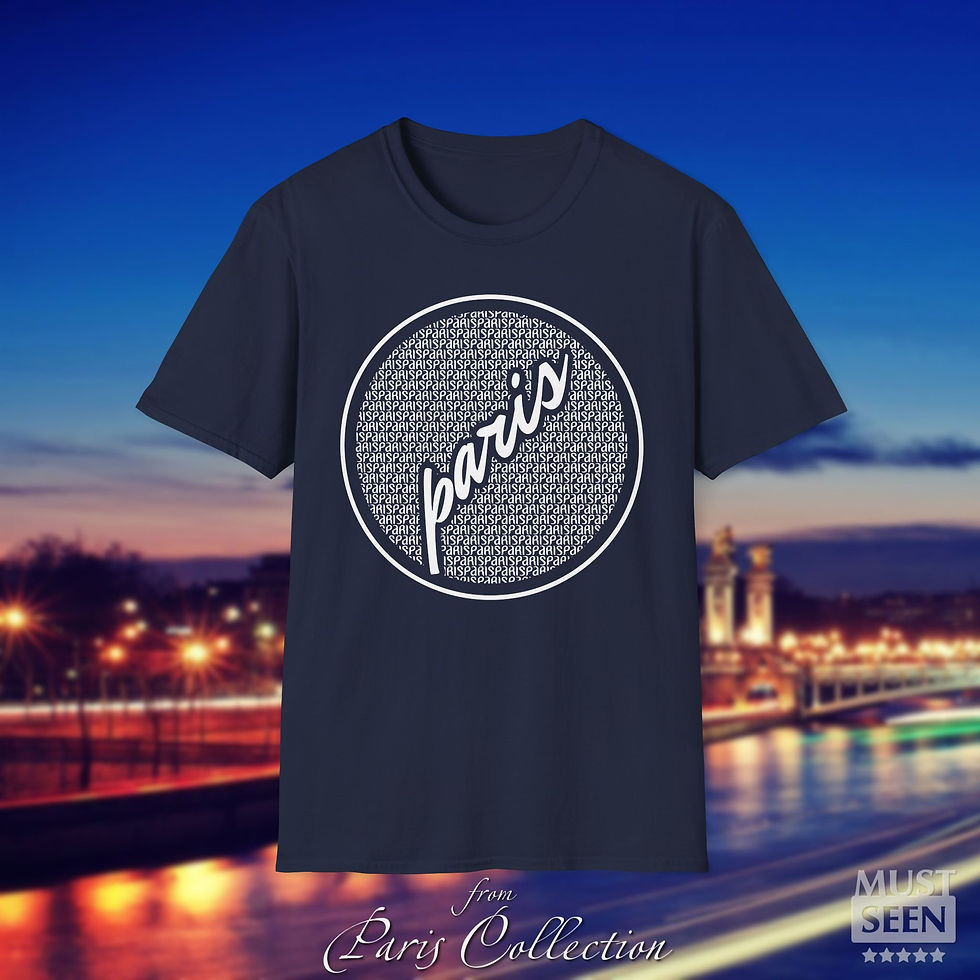 Thumbnail: Must Seen Paris T-Shirt CN C 5 - Navy