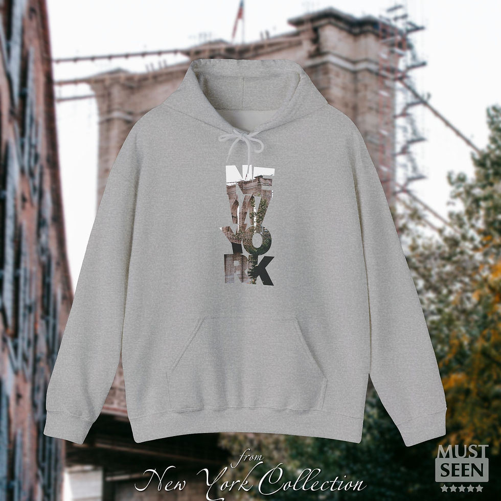 Thumbnail: Must Seen New York Hoodie CFI V7 - Sport Grey
