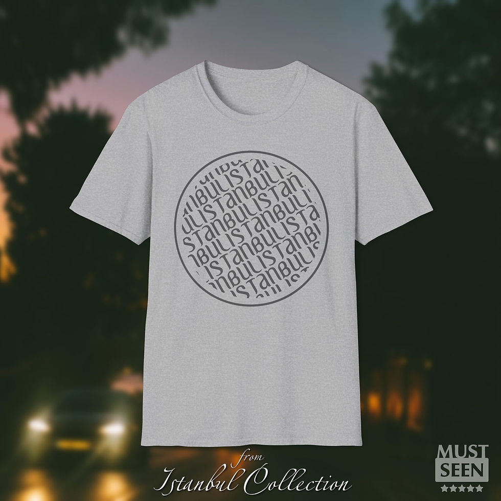 Thumbnail: Must Seen Istanbul T-Shirt C 7 - Sport Grey