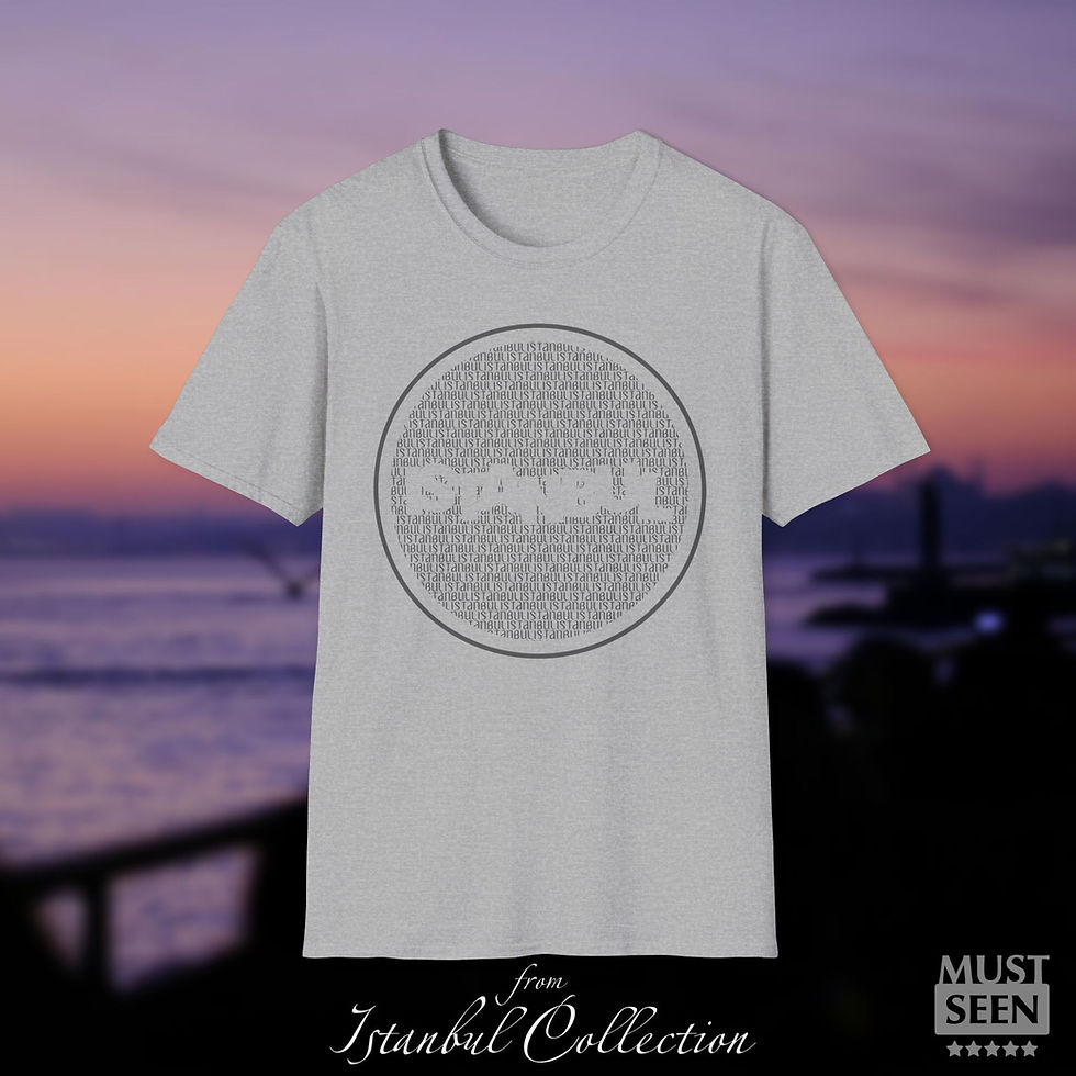 Thumbnail: Must Seen Istanbul T-Shirt - C L1 - Sport Grey