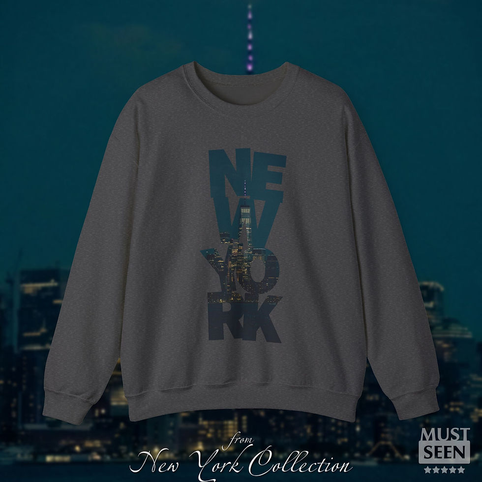 Thumbnail: Must Seen New York Sweatshirt CFI V1 - Dark Heather