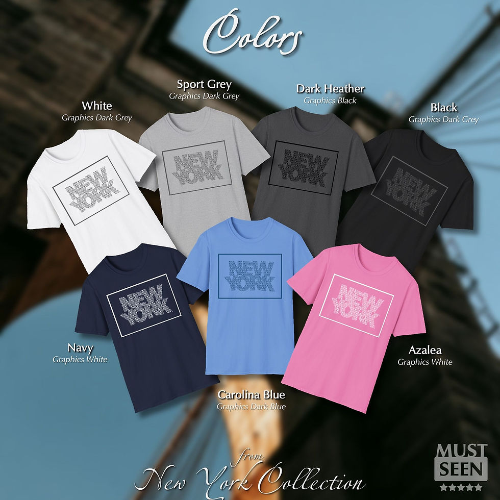Thumbnail: Must Seen New York T-Shirt - LDR3 - Colors