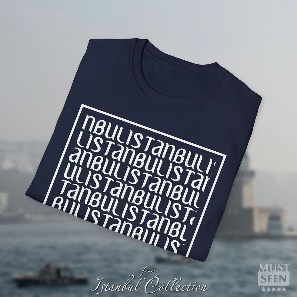 Thumbnail: Must Seen Istanbul T-Shirt 5 - Folded