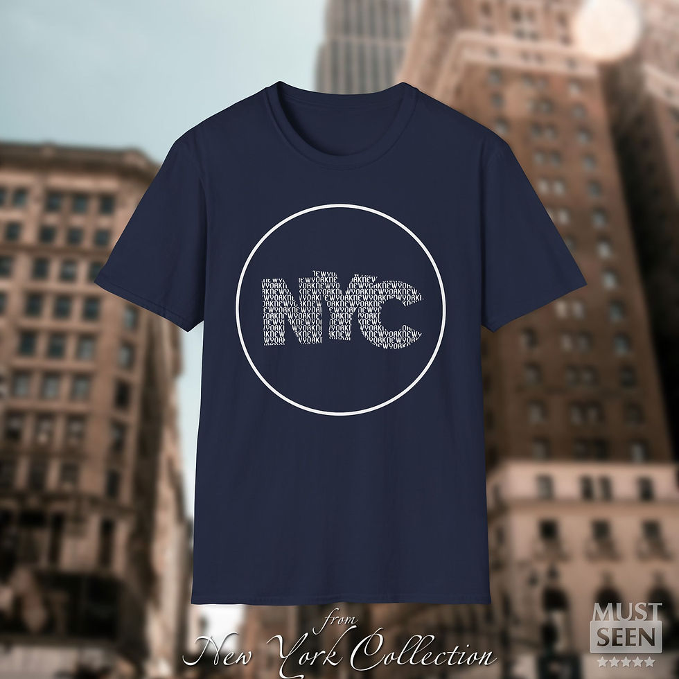 Thumbnail: Must Seen New York T-Shirt - C S3 - Navy