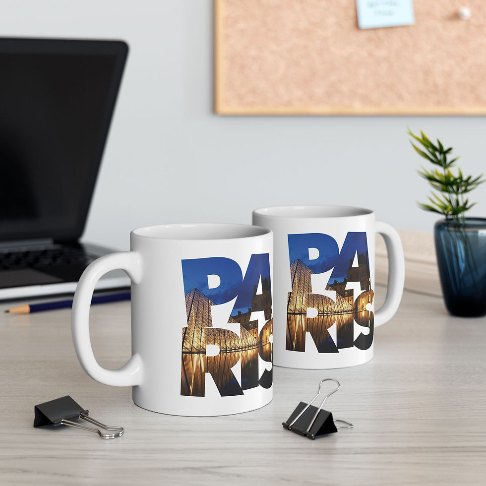 Thumbnail: Must Seen Paris Mug CFI V4 - Life Style - Two Mugs