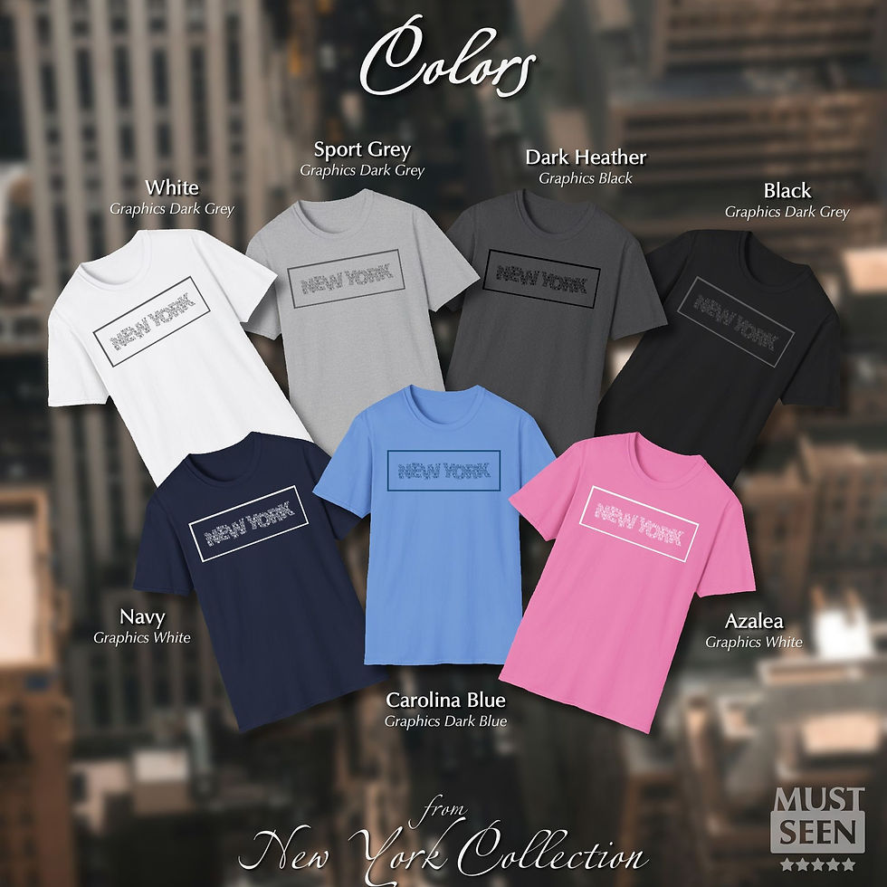 Thumbnail: Must Seen New York T-Shirt - L3 - Colors