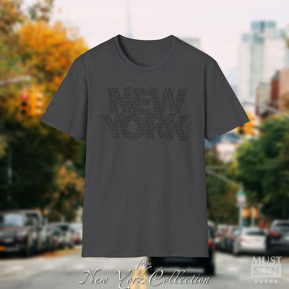 Thumbnail: Must Seen New York T-Shirt - LDR4 - Dark Heather