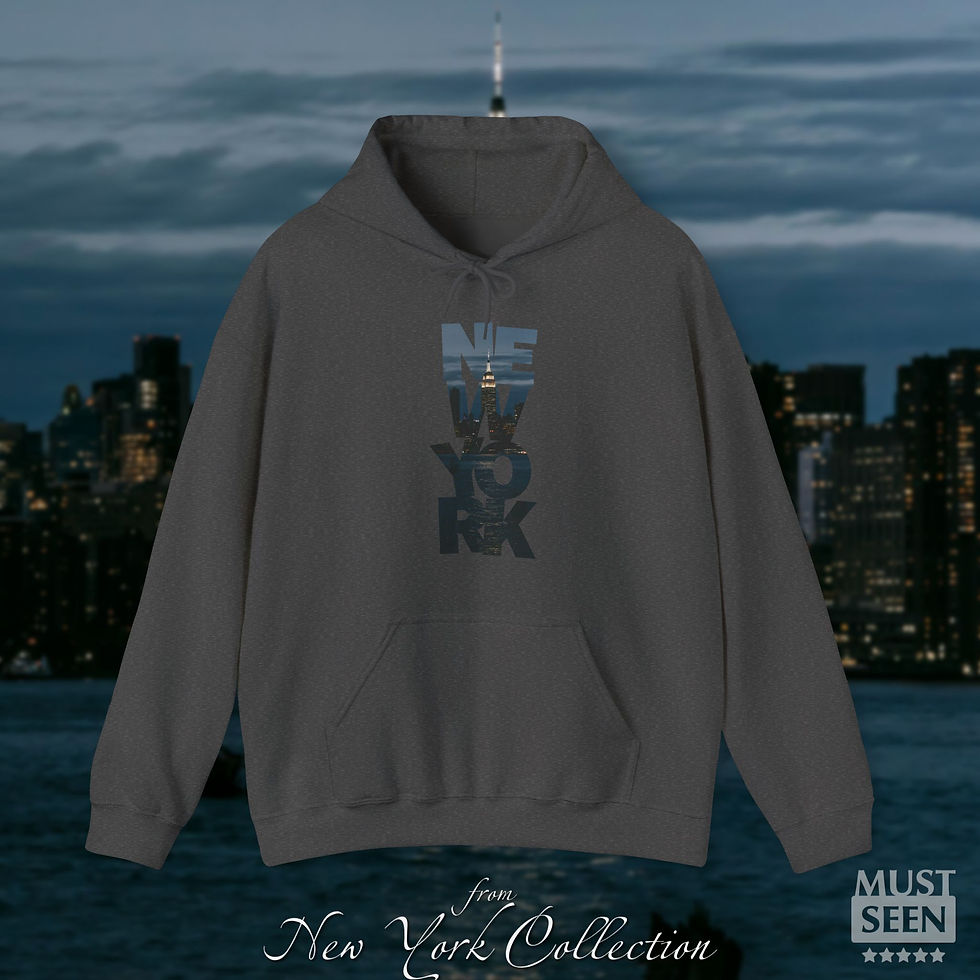 Thumbnail: Must Seen New York Hoodie CFI V4 - Dark Heather