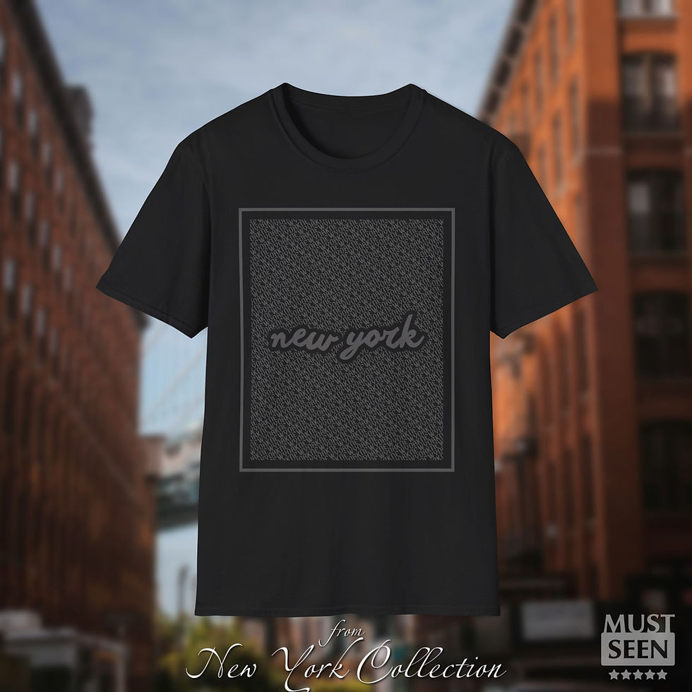 Thumbnail: Must Seen New York T-Shirt CN 2 - Black