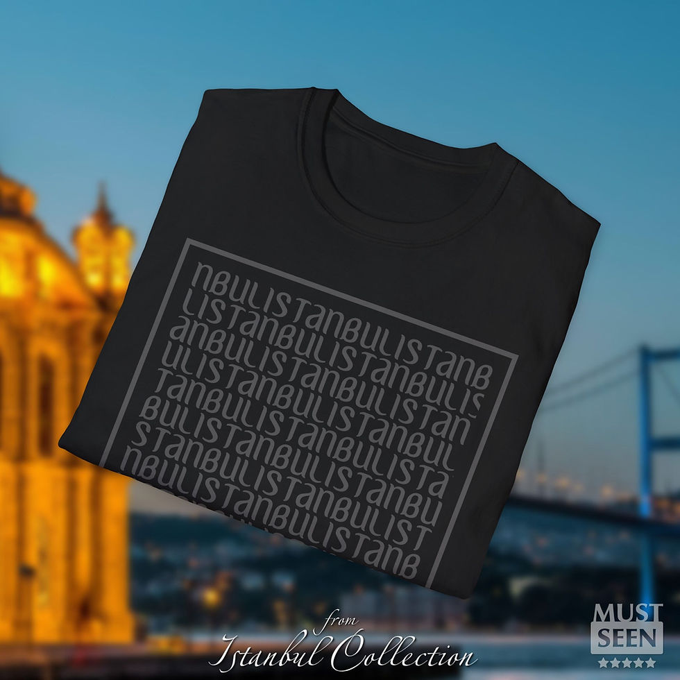 Thumbnail: Must Seen Istanbul T-Shirt 4 - Folded