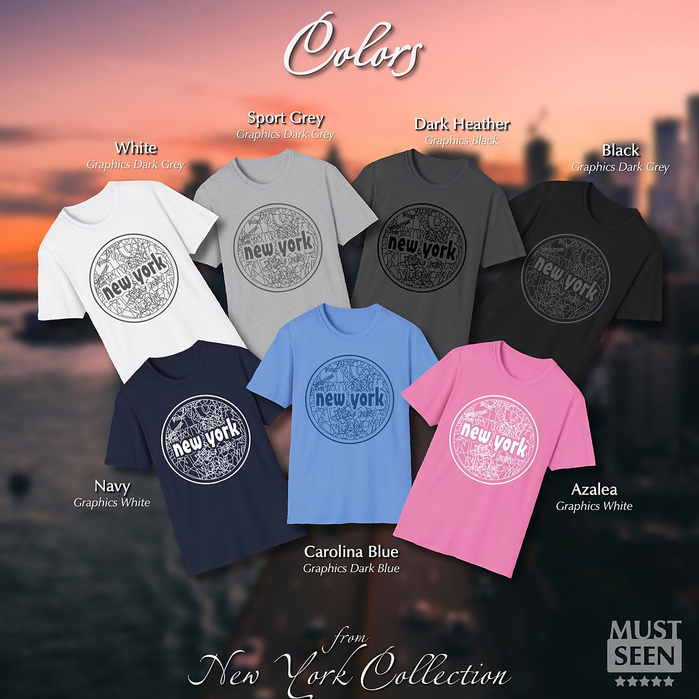 Thumbnail: Must Seen New York T-Shirt TF CN C 3 - Colors