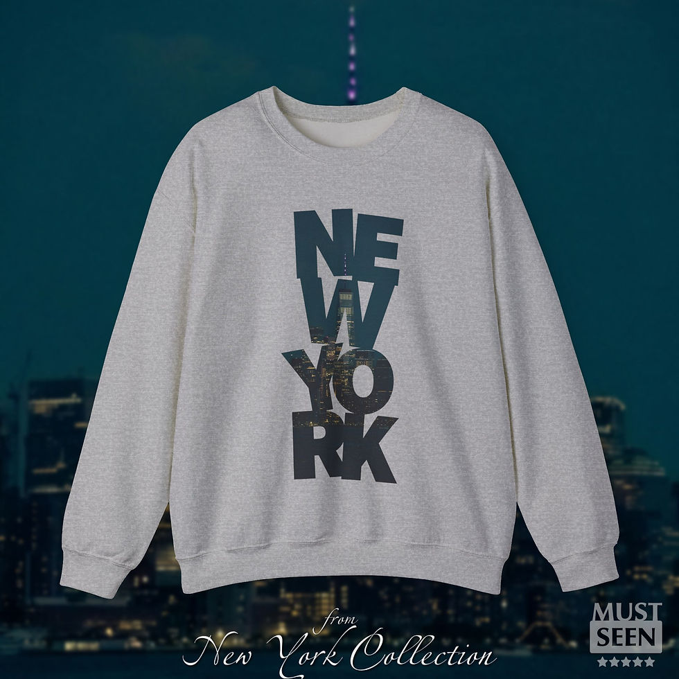 Thumbnail: Must Seen New York Sweatshirt CFI V1 - Sport Grey