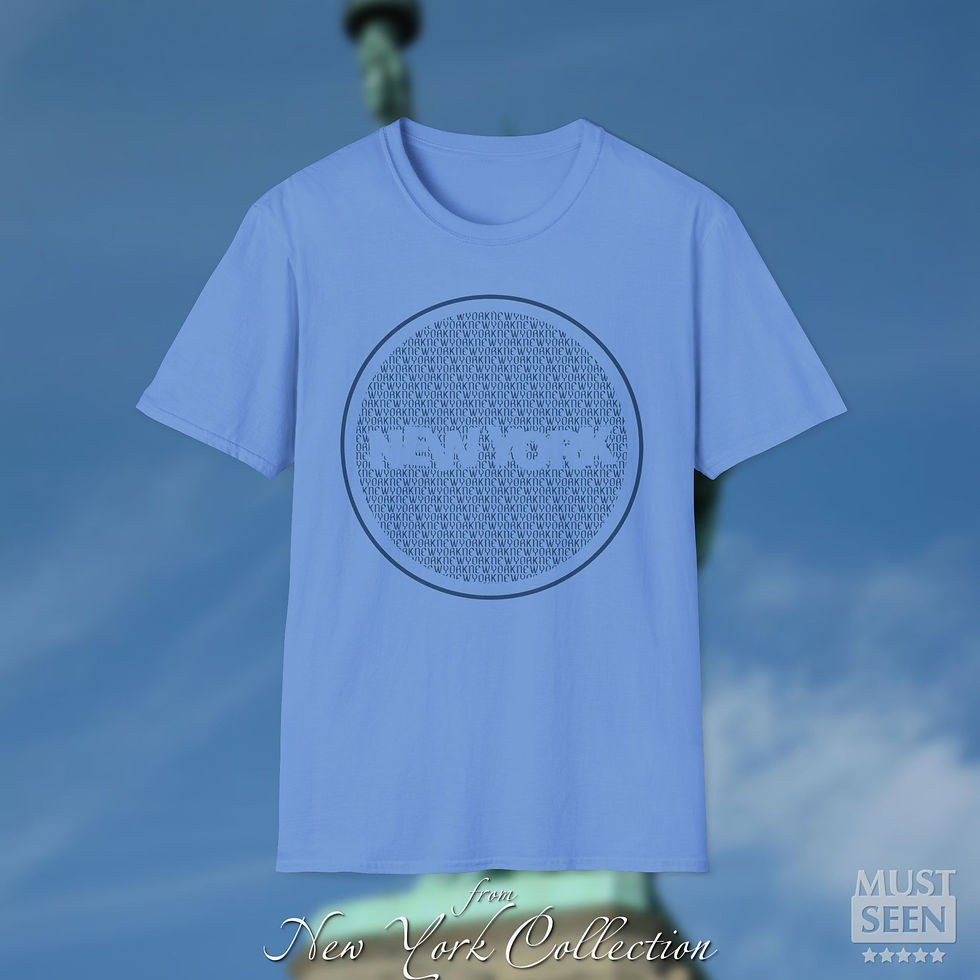 Thumbnail: Must Seen New York T-Shirt - C L1 - Carolina Blue