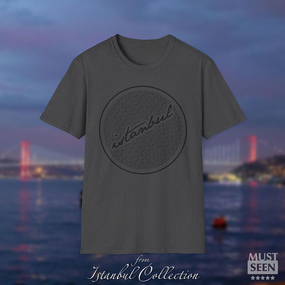 Thumbnail: Must Seen Istanbul T-Shirt CN C 3 - Dark Heather