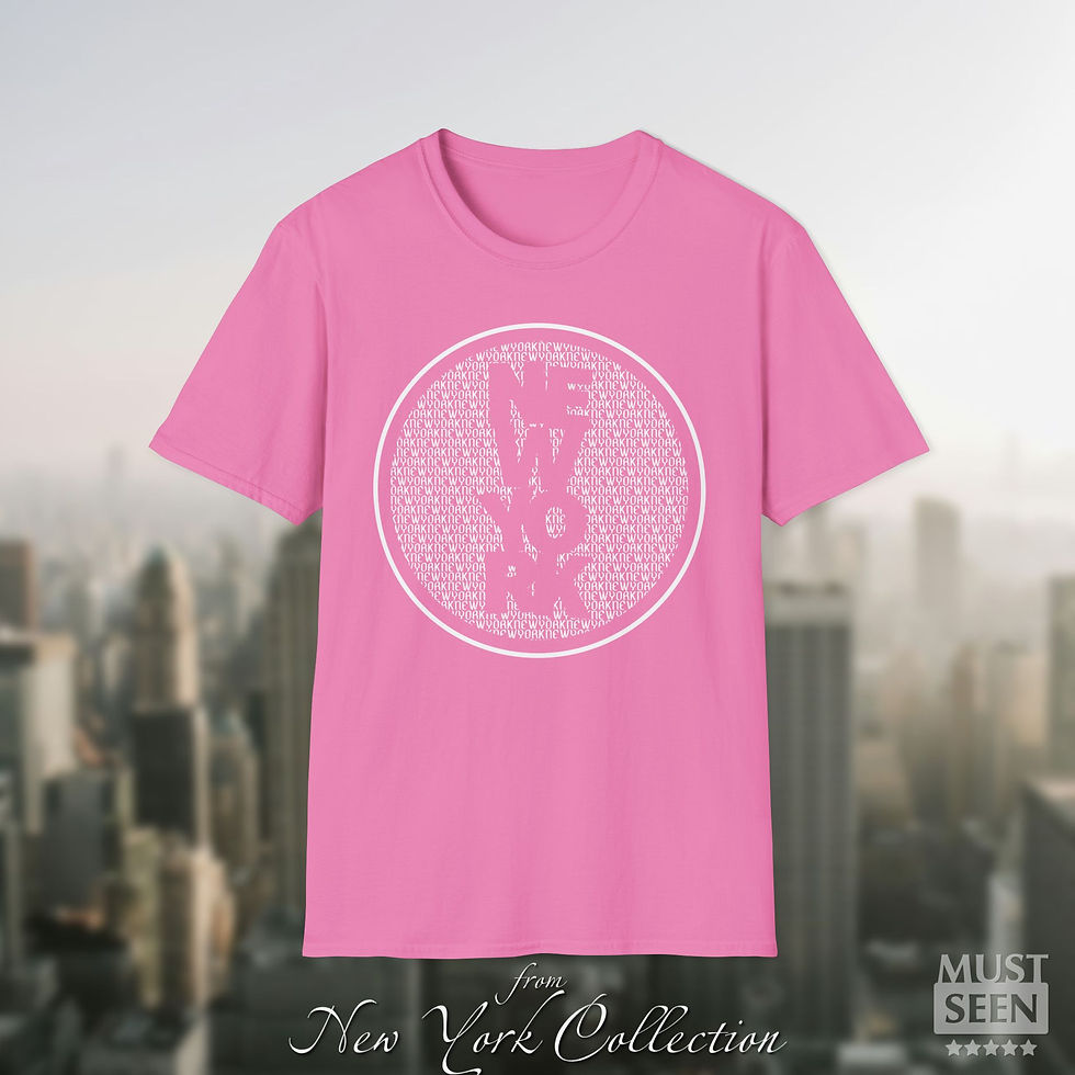 Thumbnail: Must Seen New York T-Shirt - C V1 - Azalea
