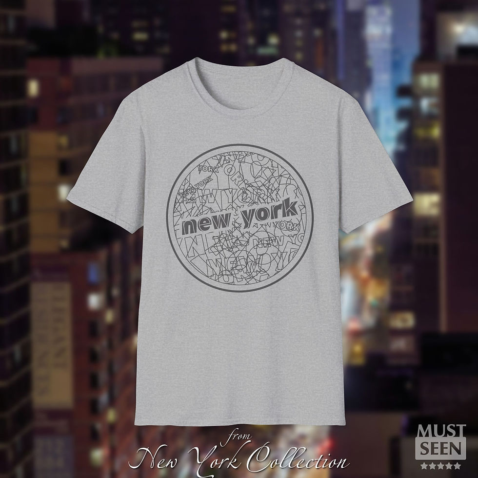 Thumbnail: Must Seen New York T-Shirt TF CN C 4 - Sport Grey