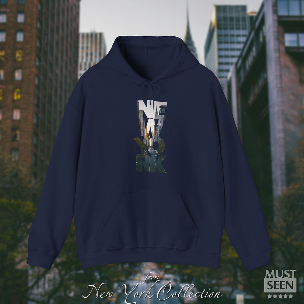 Thumbnail: Must Seen New York Hoodie CFI V3 - Navy