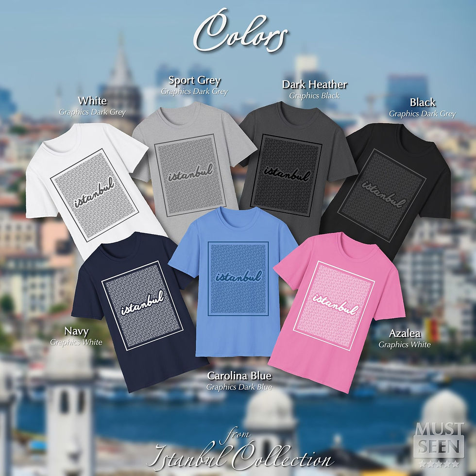 Thumbnail: Must Seen Istanbul T-Shirt CN 2 - Colors