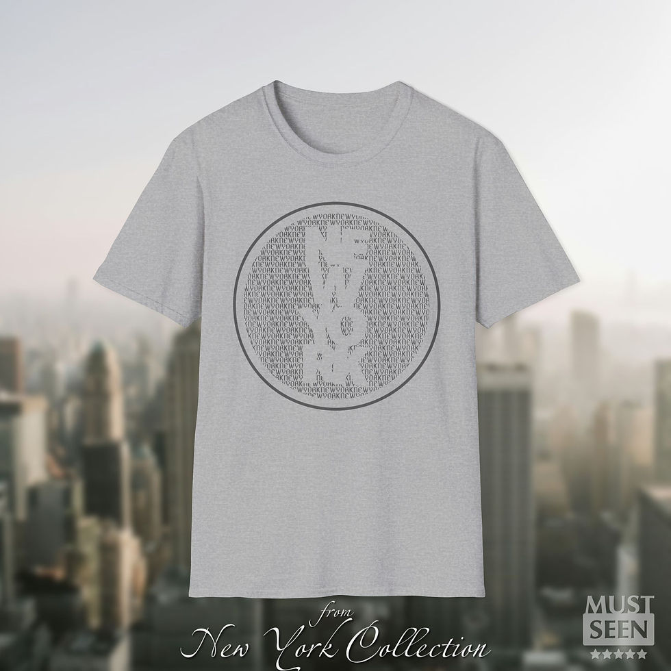 Thumbnail: Must Seen New York T-Shirt - C V1 - Sport Grey