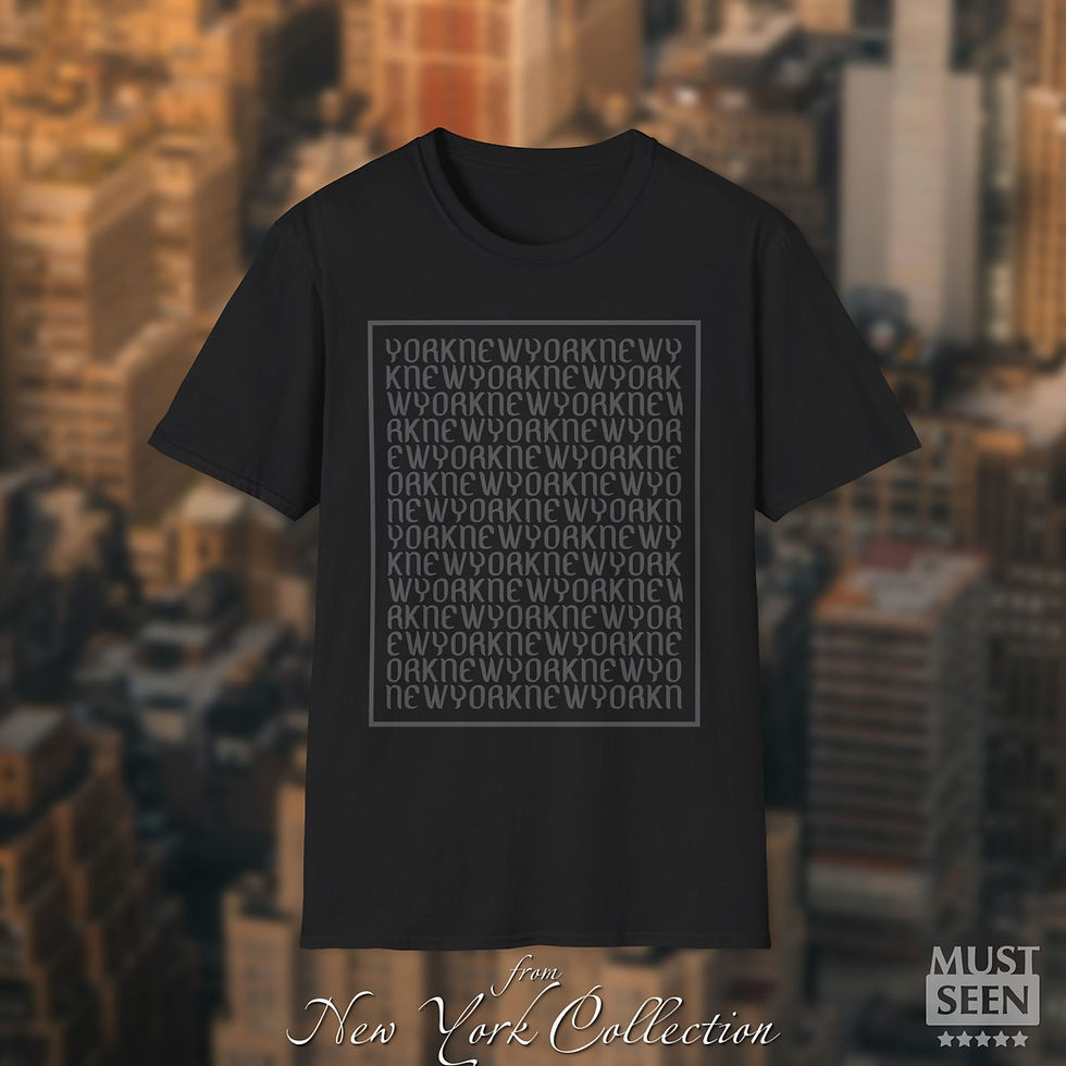 Thumbnail: Must Seen New York T-Shirt 4 - Black
