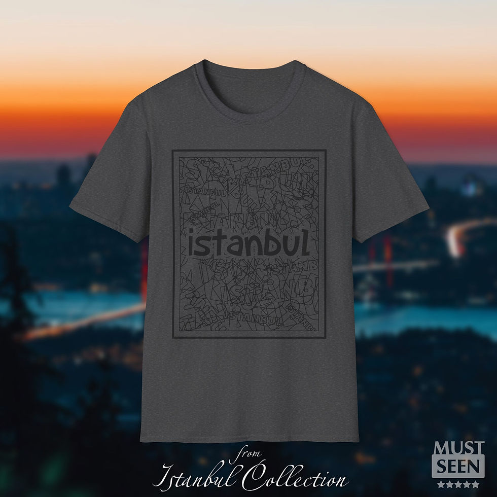 Thumbnail: Must Seen Istanbul T-Shirt TF CN 1 - Dark Heather