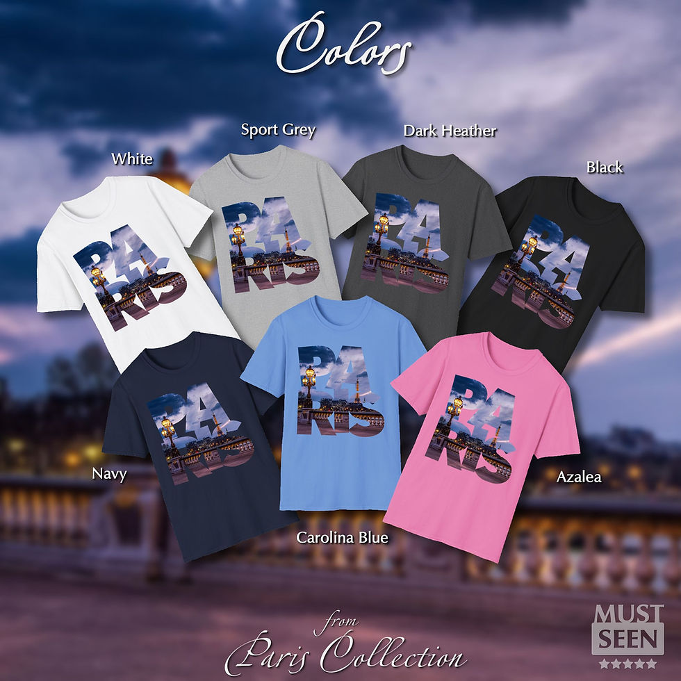 Thumbnail: Must Seen Paris T-Shirt CFI V10 - Colors