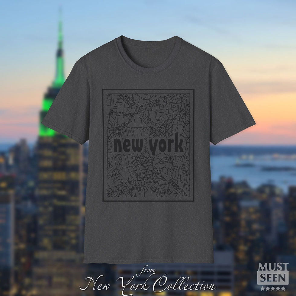 Thumbnail: Must Seen New York T-Shirt TF CN 3 - Dark Heather