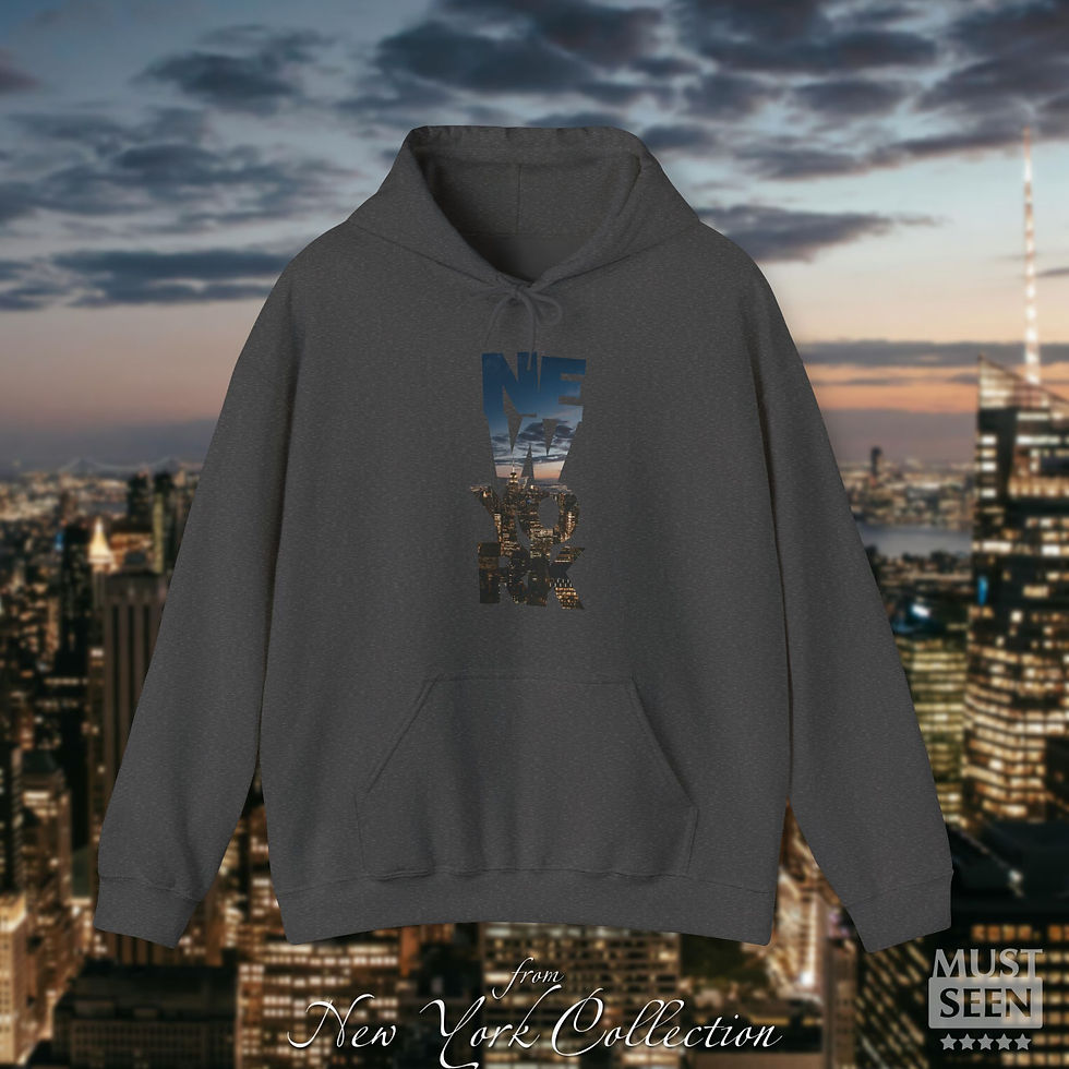 Thumbnail: Must Seen New York Hoodie CFI V10 - Dark Heather