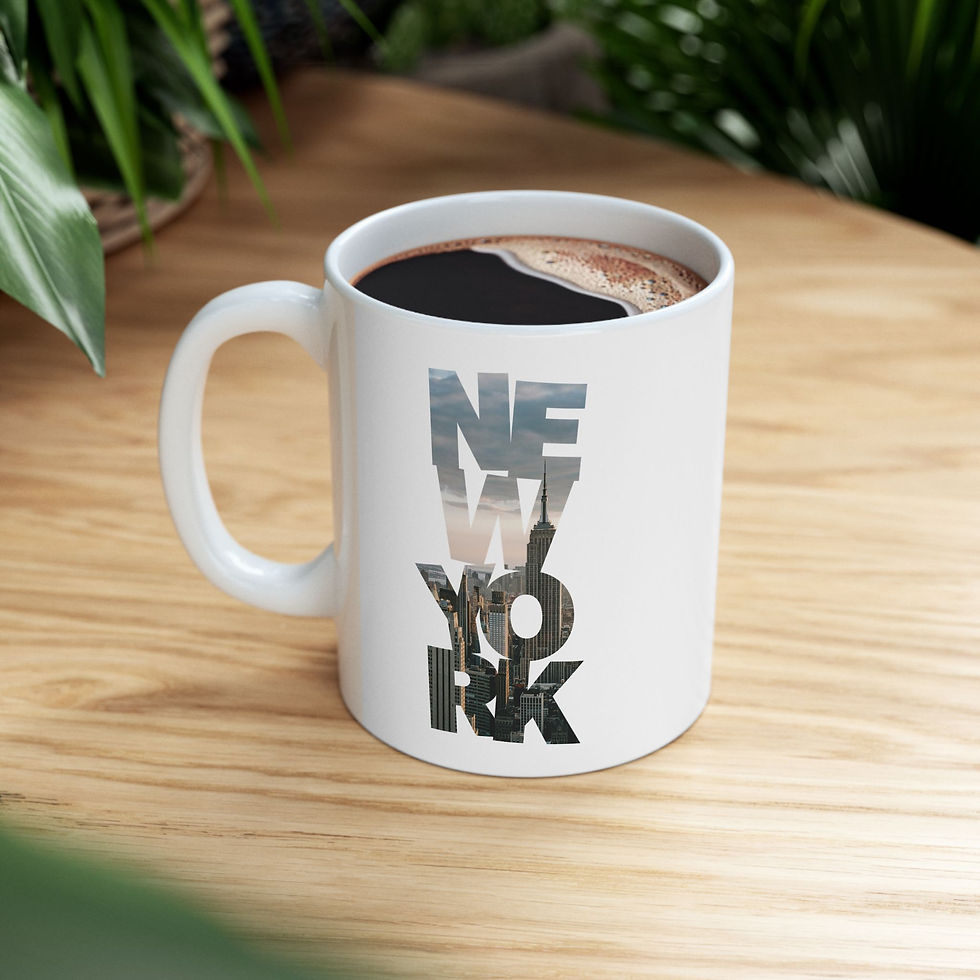 Thumbnail: Must Seen New York Mug CFI V9 - Life Style - Left, Filled