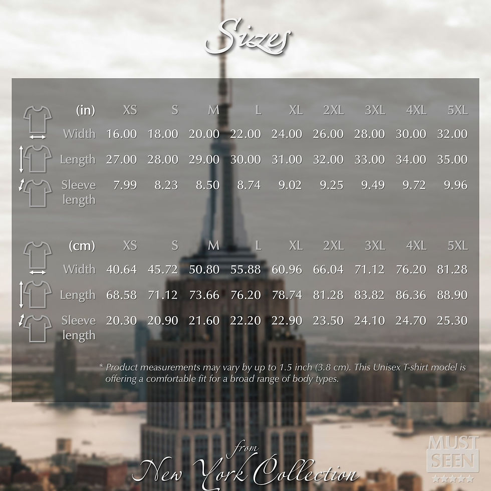 Thumbnail: Must Seen New York T-Shirt CFI V2 - Sizes
