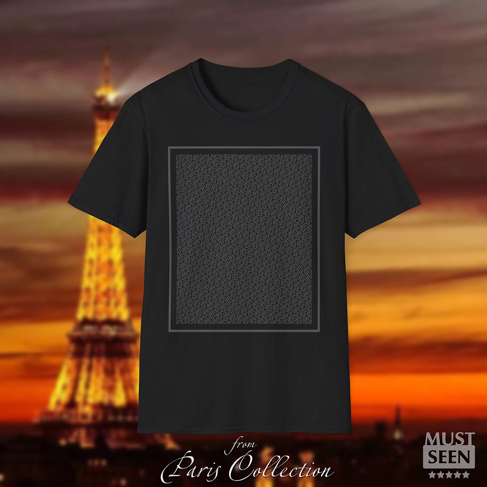 Thumbnail: Must Seen Paris T-Shirt 6 - Black
