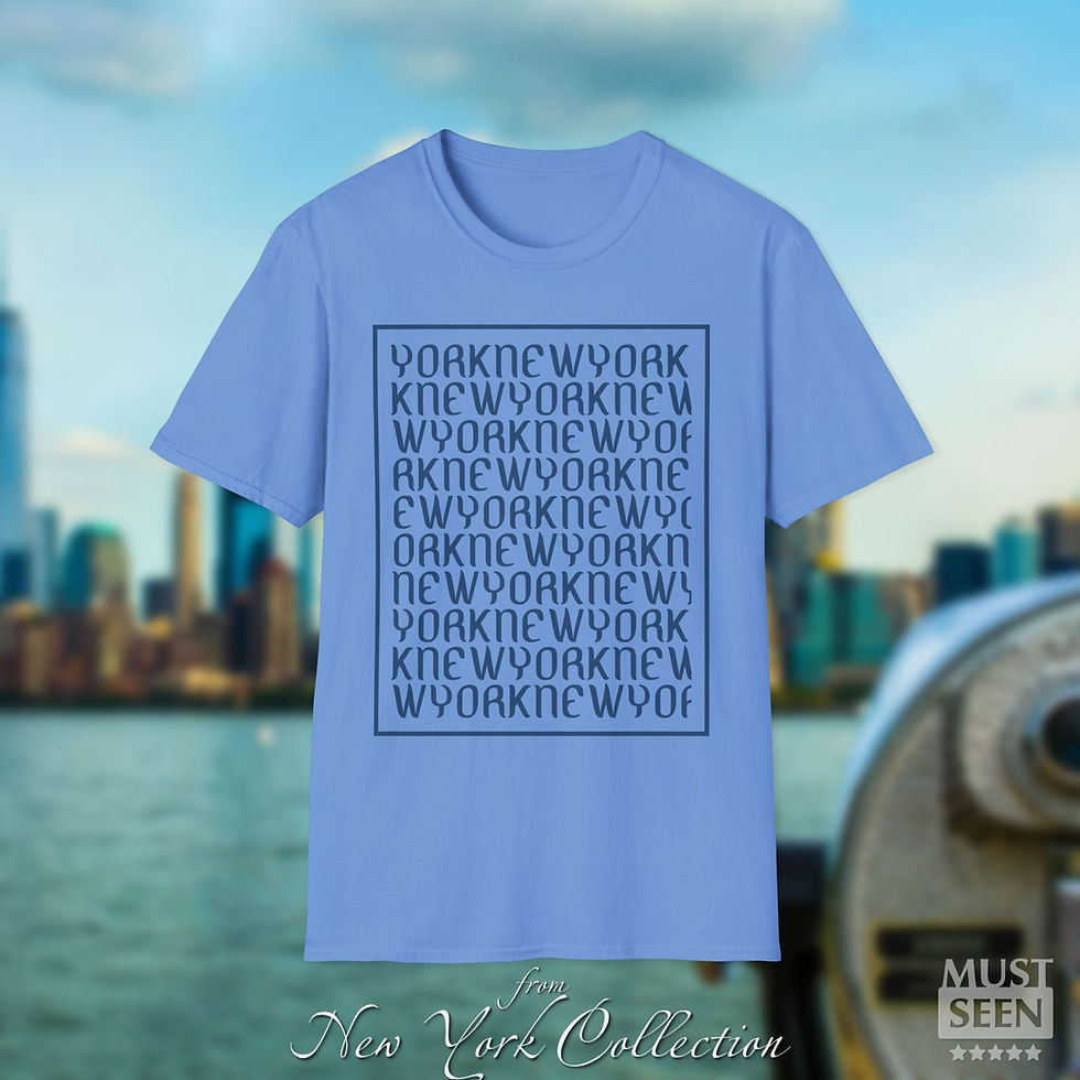 Thumbnail: Must Seen New York T-Shirt 5 - Carolina Blue