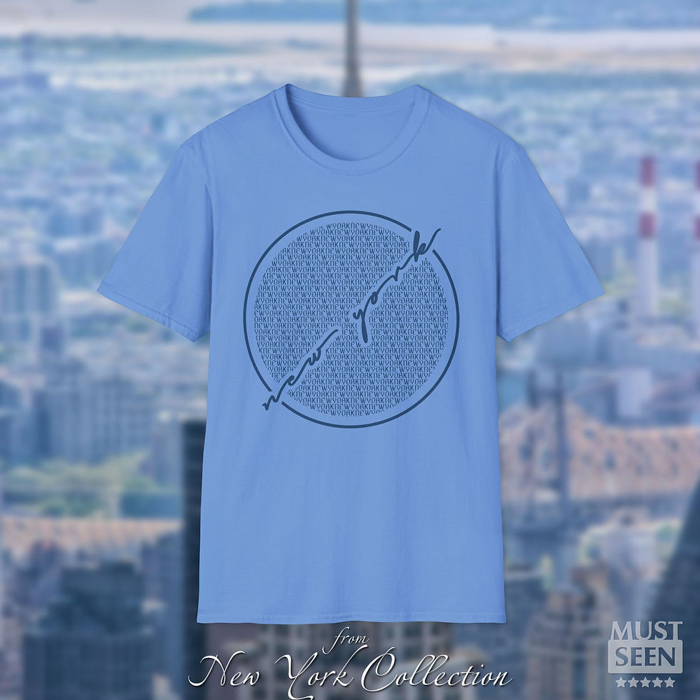 Thumbnail: Must Seen New York T-Shirt CN C 4 - Carolina Blue