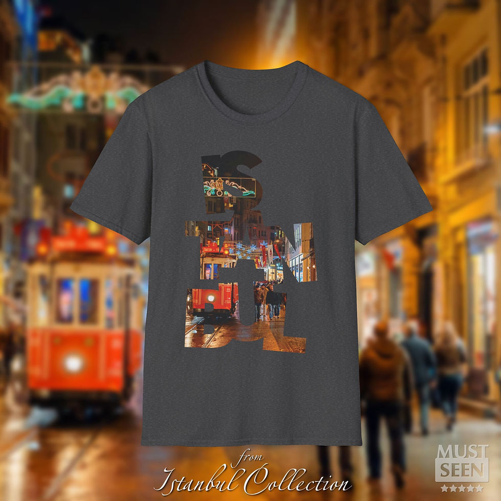 Thumbnail: Must Seen Istanbul T-Shirt CFI V4 - Dark Heather
