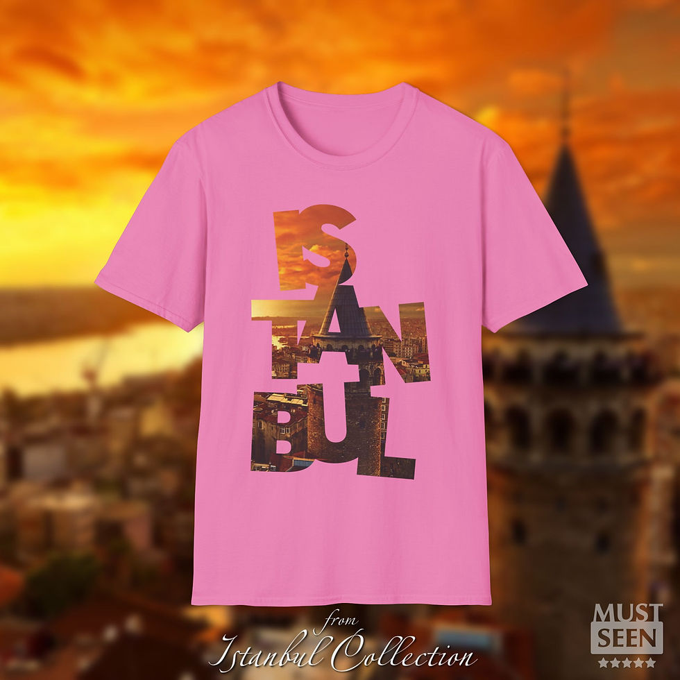 Thumbnail: Must Seen Istanbul T-Shirt CFI V7 - Azalea